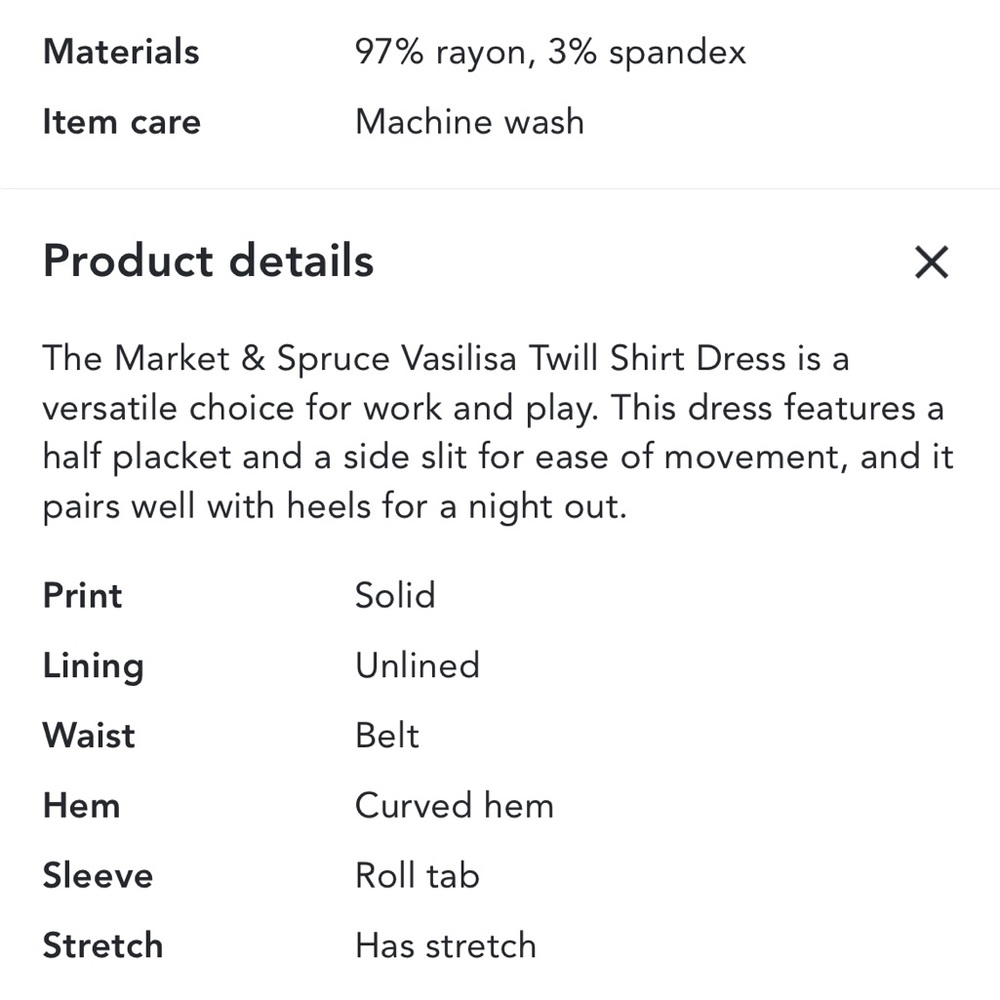 EUC Pretty Shirt Dress 🌸 - Picture 7 of 13